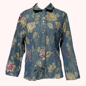 Floral Brocade Jacket / Top